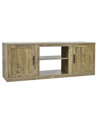 58 Inch TV Stand with 1500W Faux Fireplace for TVs up to 65 Inch