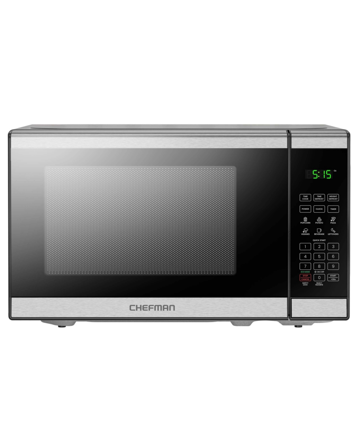 Chefman 7 Cubic Feet Microwave In Stainless