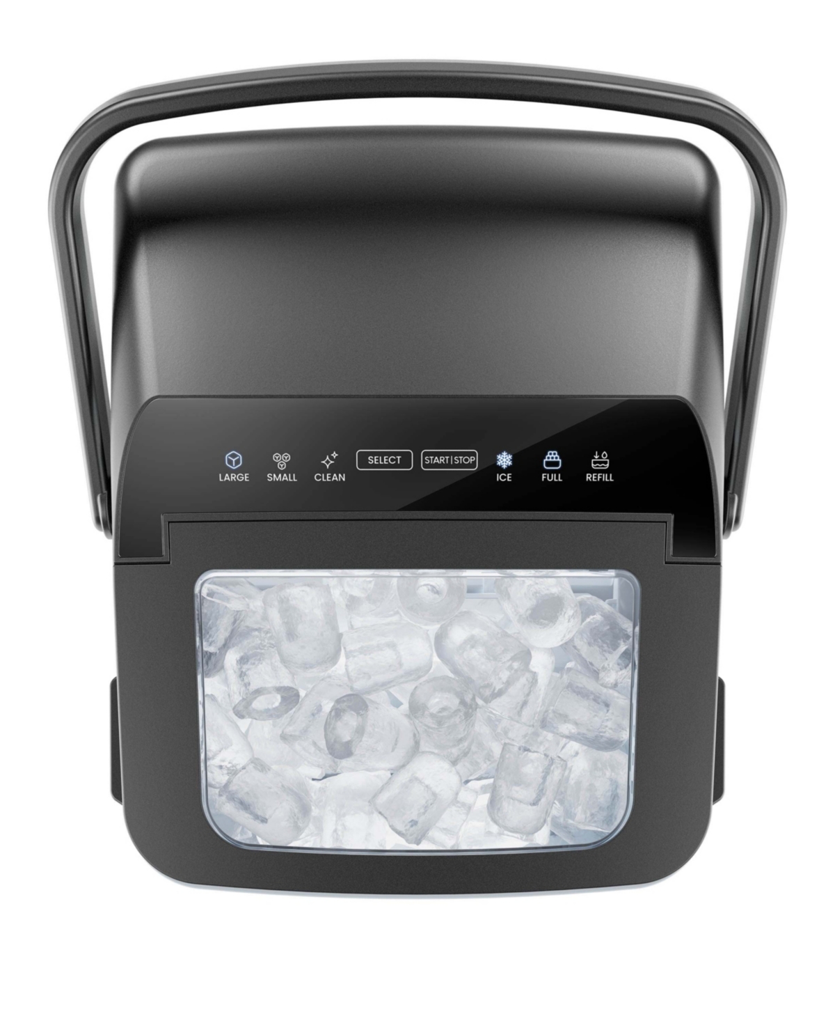 Chefman Dual Size Bullet Ice Machine In Black