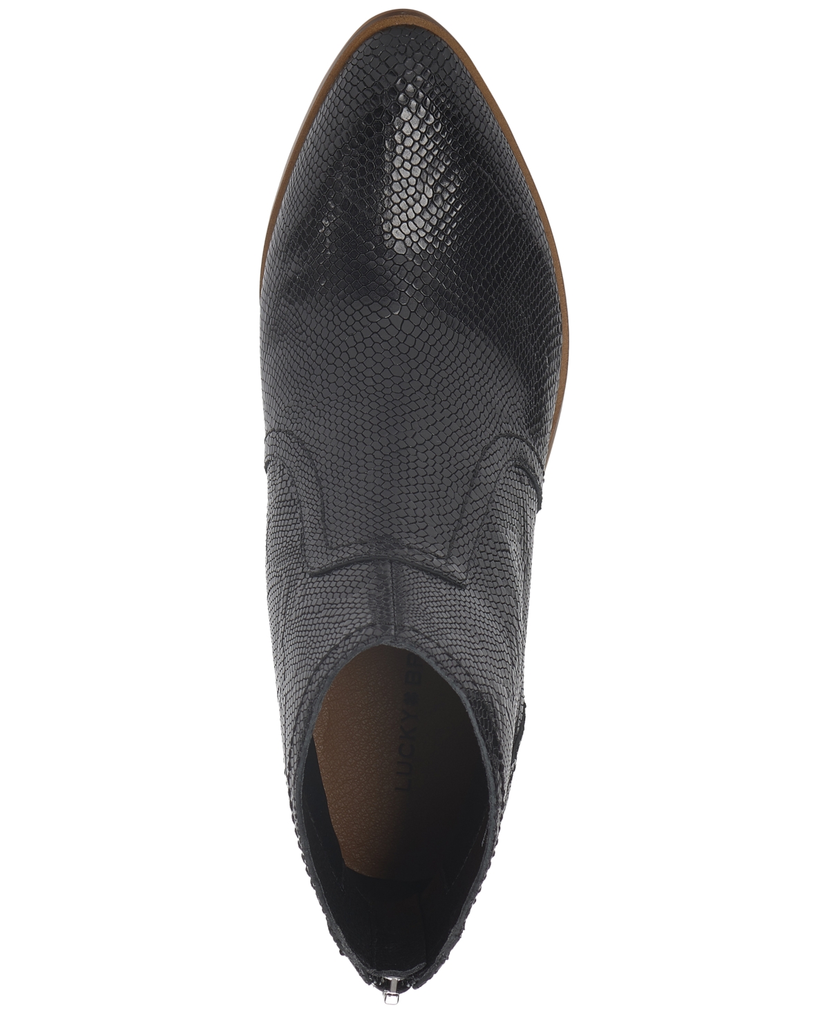 LUCKY BRAND WOMEN'S SONAH BLOCK-HEEL WESTERM BOOTIES 