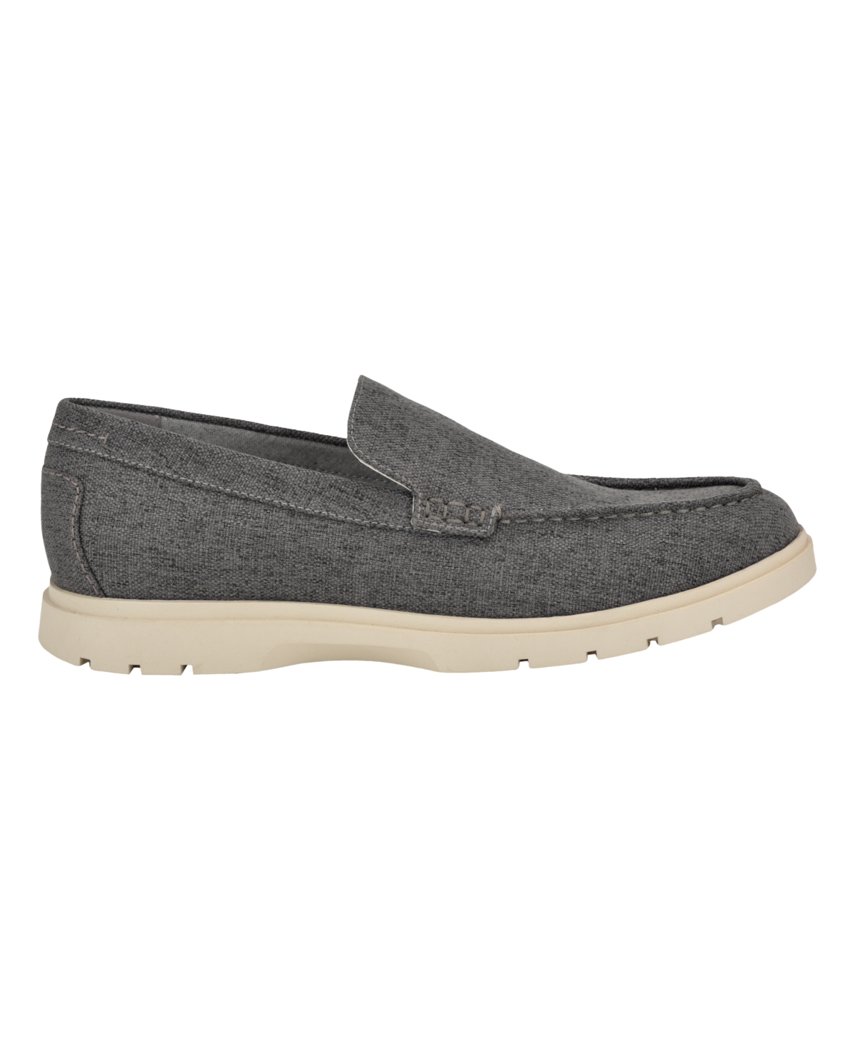Shop Calvin Klein Men's Avilo Lug-sole Casual Loafers In Md Gray