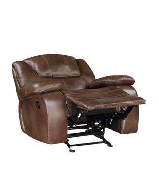 White Label Ouray 40" Leather Glider Reclining Chair