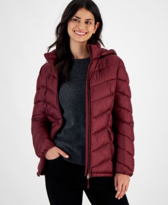 Charter Club - Plus Size Packable Hooded Puffer Coat