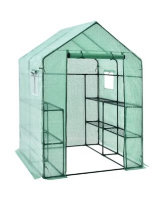 Portable Walk In Greenhouse with Ventilation Observation Windows