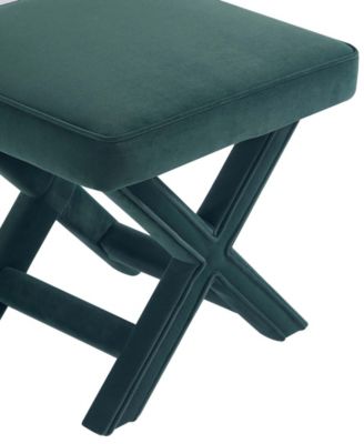 Abigail 20.47" Velvet Upholstered Ottoman Bench