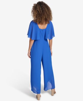 Women's Flutter-Sleeve Jumpsuit