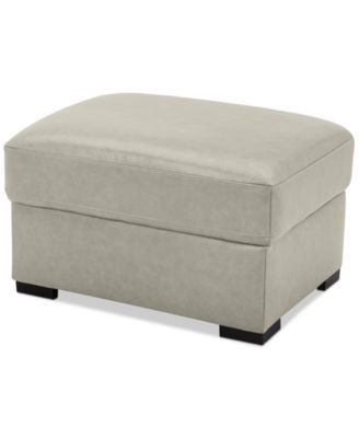 Furniture - 32" Leather Ottoman