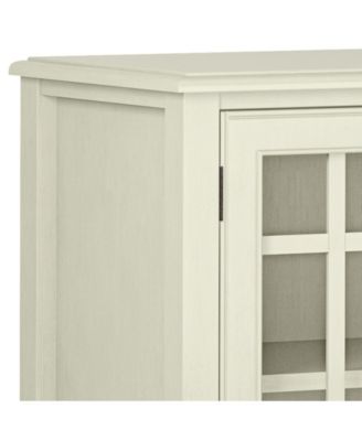 Connaught Solid Wood Low Storage Cabinet in Antique White