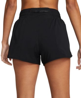 ★ Nike★ Dry Fit One Swoosh Mid Rise Shorts W Black HJ2196 Nike Women's One Dri-FIT Mid-Rise Brief-Lined Shorts - Macy's