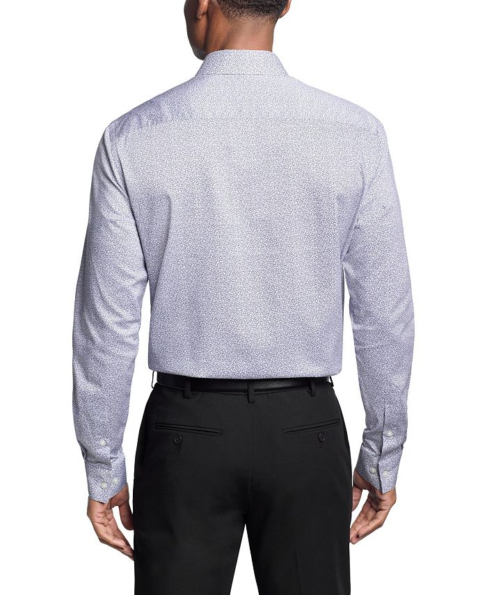 Van Heusen Men's Regular Fit Pinpoint Stripe Dress Shirt  Long Sleeve,  Button-Down Collar