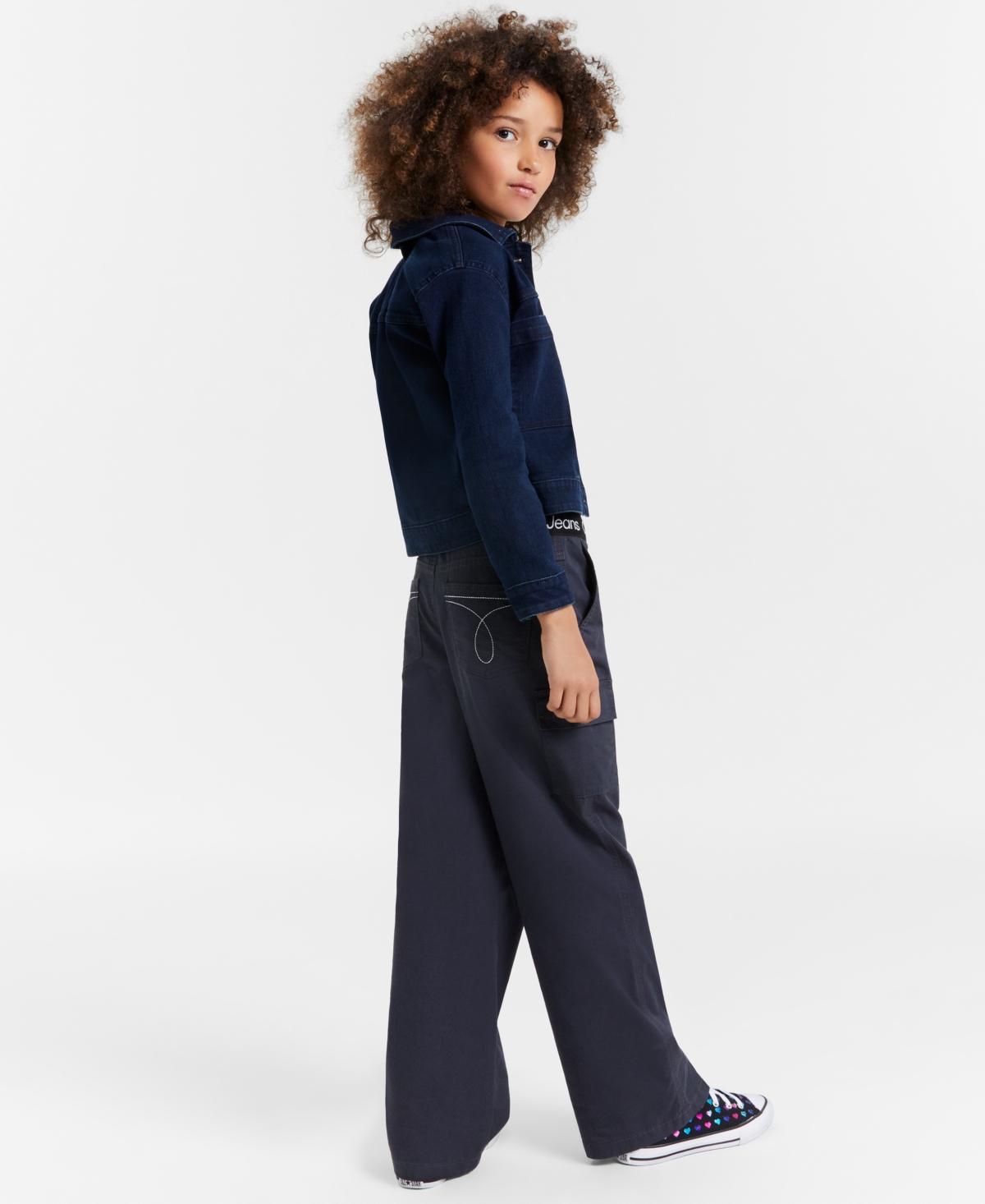 Calvin Klein Big Girls Serenity Denim Jacket
