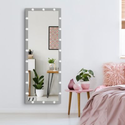 Streamdale Modern LED Wall-Mounted Full-Body Mirror