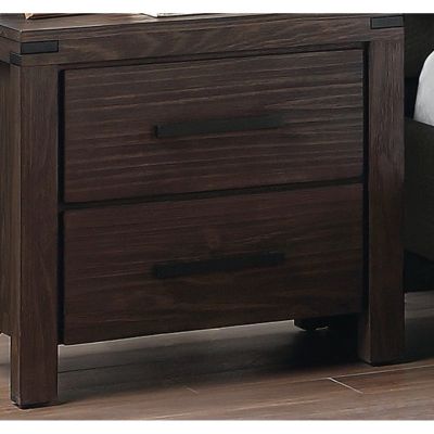1 Pc. Solid Wood Drawers Nightstand