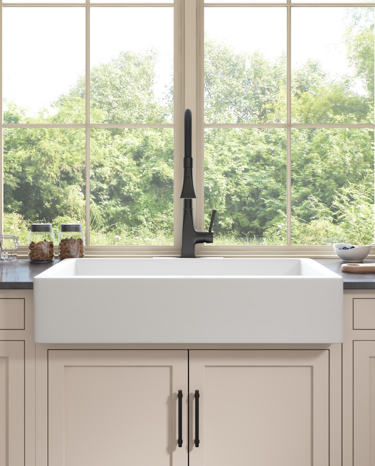 Streamdale 30 L X 19 W Farmhouse/Apron Front Ceramic Kitchen Sink