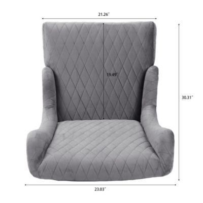  23" Wide Wing Back Chair, Side Chair For Living Room