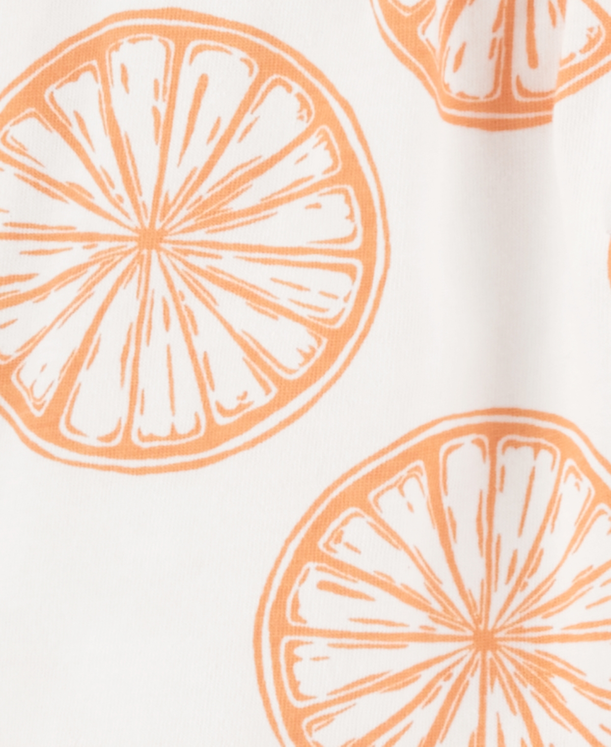 Shop Carter's Baby Girls Cotton Orange Slice Tops & Diaper Cover, 3 Piece Set