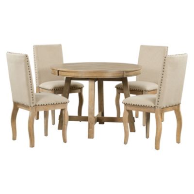 Streamdale 5-Piece Extendable Farmhouse Dining Set
