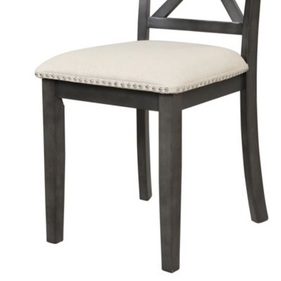 Solid Wood Dining Set for 4