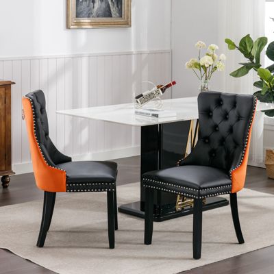 Contemporary Tufted Upholstered Dining Chairs Set