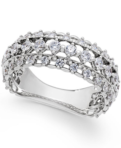 Marchesa Certified Diamond Band in 18k White Gold (1 ct. t.w.)