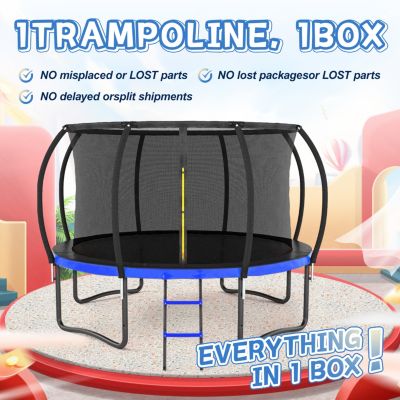 Streamdale Big Trampoline with Safety Enclosure & Accessories