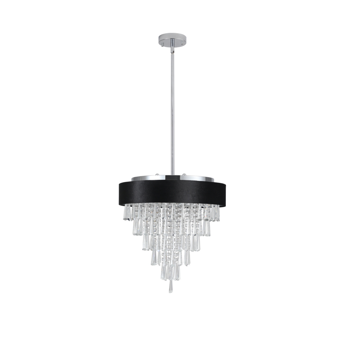 Streamdale Furniture Modern Crystal Chandelier For Living-Room Round Cristal Lamp Luxury Home Decor Light Fixture