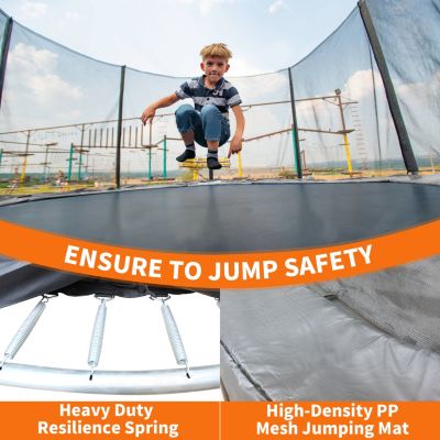 Streamdale 14FT Trampoline with Enhanced Safety & Durability