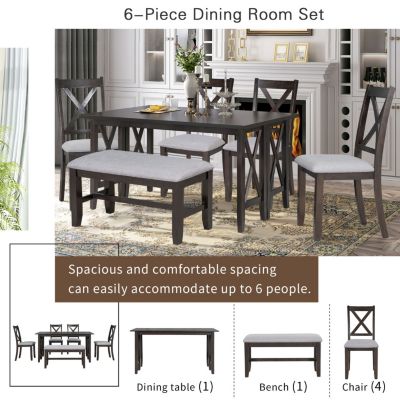6-Piece Foldable Dining Set