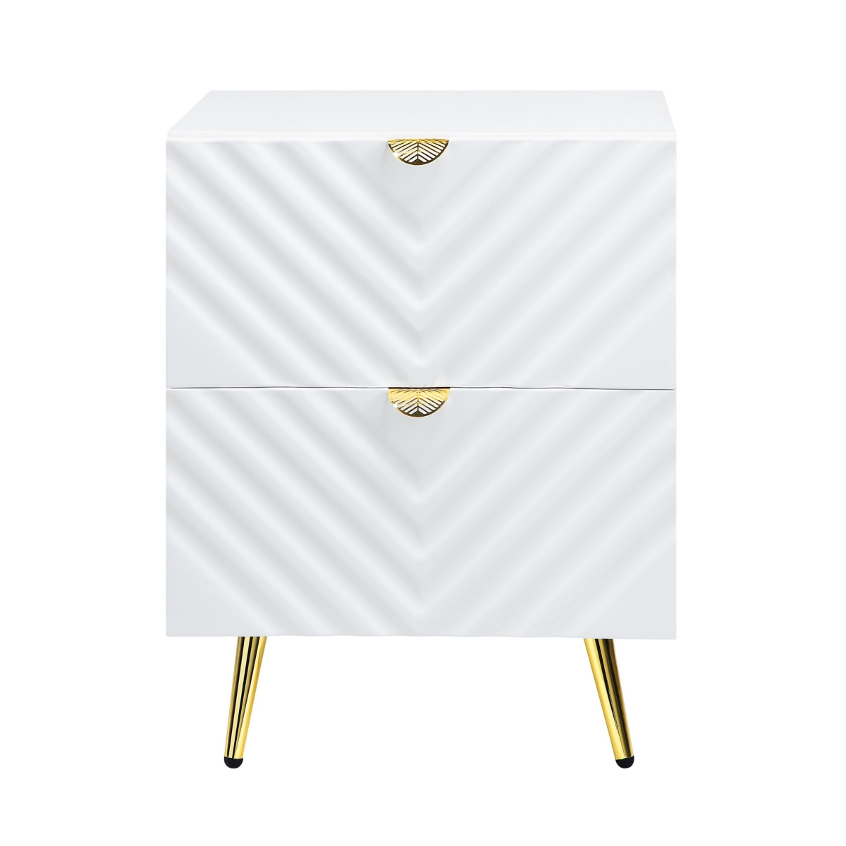 Streamdale Furniture Gaines Nightstand, High Gloss Finish