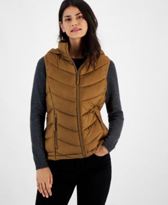Women's Packable Hooded Puffer Vest