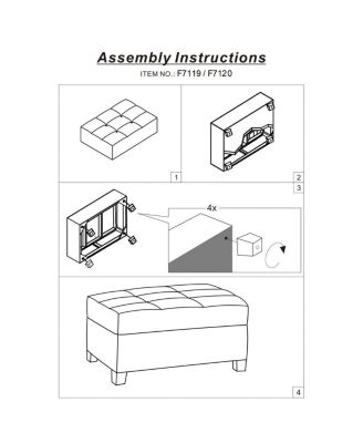 Cocktail Ottoman Waffle Suede Fabric Truffle W Tufted Seats Ottomans Hardwood
