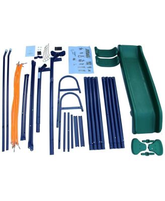 Streamdale A-Frame Metal Swing Set with Slide