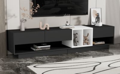 Stylish TV Stand with Perfect Storage for 80" TVs