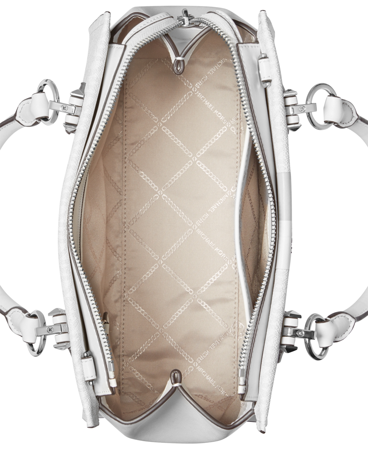 Michael Michael Kors Logo Marilyn Satchel -allum