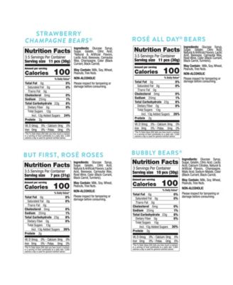 More Champagne Rose, Please Candy Bento Box, 4 Piece