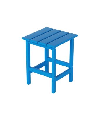All-Weather Outdoor Patio Poly Adirondack Side Table