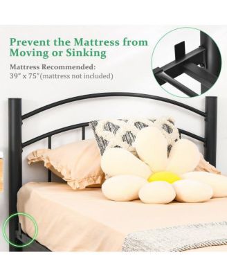 Modern Platform Bed with Headboard and Footboard