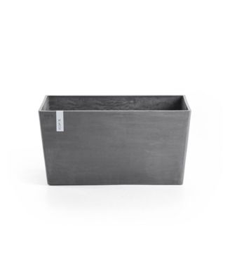 Paris Durable Modern Plastic Rectangular Planter, 31.5in