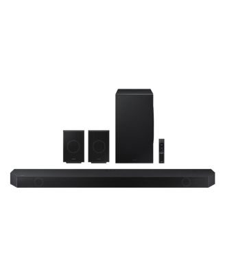HW-Q990D 11.1.4-Channel Wireless Dolby Atmos Soundbar with Wireless Surround Speakers & Subwoofer (Black)