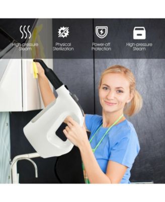 1400W Multipurpose Pressurized Steam Cleaner With 17 Pieces Accessories