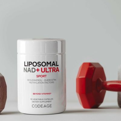 Liposomal NAD+ Ultra Supplement - 500 mg NAD+ Quercetin, Betaine Anhydrous, Vitamin B12 Methylcobalamin, Trans-Resveratrol, 90 Capsules