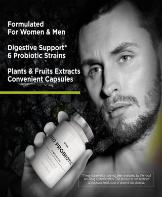 Probiotics Supplement, SBO Probiotic and Organic Prebiotics, 50 Billion CFUs, Flora Daily Probiotic Formula for Women & Men, 60 Capsules