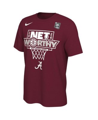 Unisex Crimson Alabama Crimson Tide 2024 NCAA Men's Basketball Tournament March Madness Final Four Locker Room T-Shirt