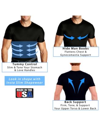 Men's Power Mesh Compression Short Sleeve Crewneck T-shirt