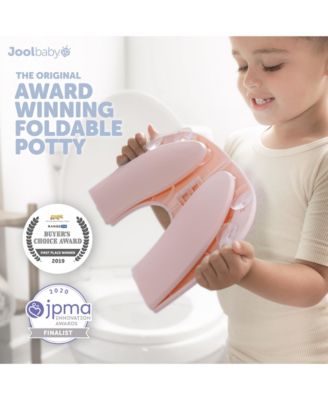 Folding Travel Potty Training Seat for Toddlers, Fits Round & Oval Toilets, Non-Slip Suction Cups, Includes Free Travel Bag