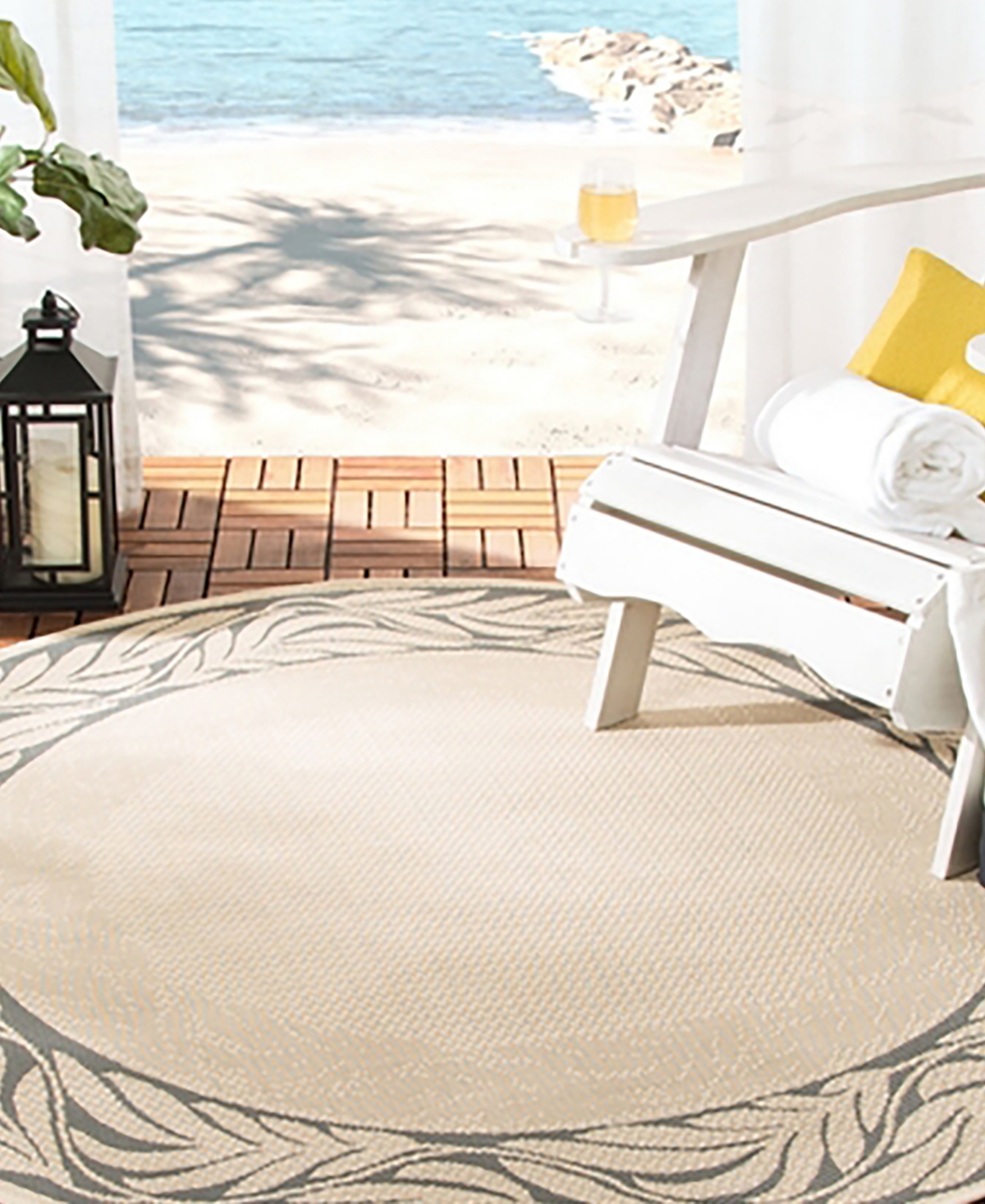 Safavieh Courtyard CY1551and Gray 6'7