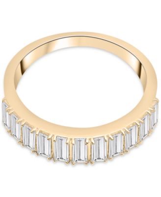 Nano Emerald Color Baguette Ring (1 ct. t.w.) in Gold Vermeil (Also in Nano White Sapphire Color, Nano Ruby Color, & Nano Blue Sapphire Color )