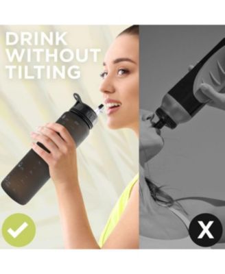 Hydration Nation Water Bottle With Time Marker 32oz