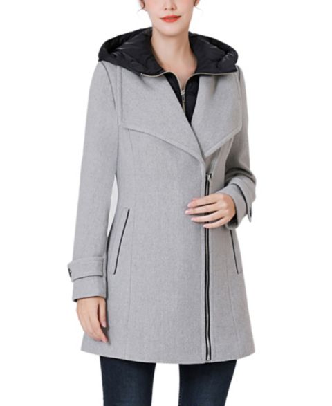 Женские куртки kimi + kai Women's Maria Hooded Boucle Wool Coat