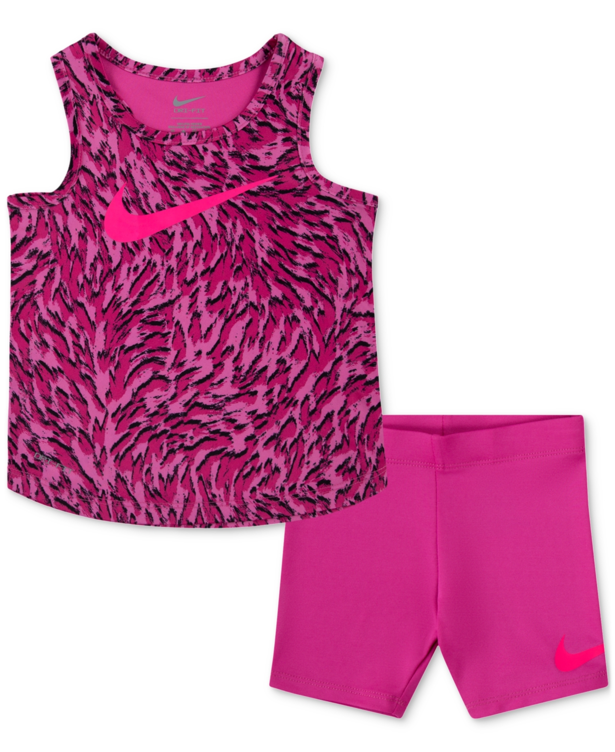 Shop Nike Toddler Girls Veneer Tank Top And Shorts Set In Ahdalchemy
